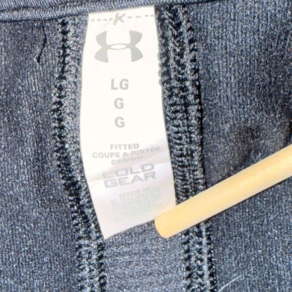 Under Armour Athletic Jacket Womens Large Black Zip Up Yoga Running Long Sleeve - Picture 4 of 5